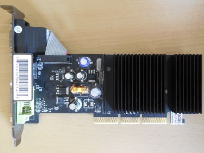 XFX GeForce 6200 PV-T44A-YA 512MB DDR2 DVI TV VGA RETRO AGP 8X Grafikkarte*g538
