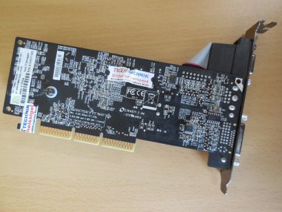 XFX GeForce 6200 PV-T44A-YA 512MB DDR2 DVI TV VGA RETRO AGP 8X Grafikkarte*g538