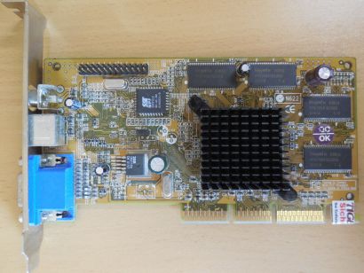 Chaintech GeForce2 MX400 RIA4D5-C1NV 64MB VGA Comp TV Retro AGP Grafikkarte*g541