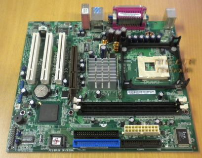 Asus P4GE-FSC Rev 1.01 Mainboard +Blende Sockel 478 VGA LAN Audio USB2.0* m108