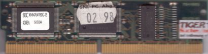 SEC 764V80G 256KB CPU L2 Cache COAST Modul 160-pin DIMM SRAM Sync P Burst* mbz03