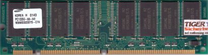 Samsung M366S3323DTS-C7A PC133 256MB SDRAM 133MHz Arbeitsspeicher SD RAM* r981