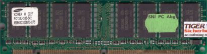 Samsung M366S3323BT0-C75 PC133 256MB SDRAM 133MHz Arbeitsspeicher SD RAM* r982