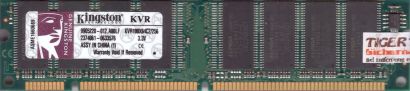 Kingston KVR100X64C2/256 PC100 256MB SDRAM 100MHz 9905220-012 A00LF SD RAM* r991