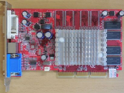 nVidia GeForce FX5200 NA-52000-TD16-FM8336 128MB VGA DVI AGP Grafikkarte* g75