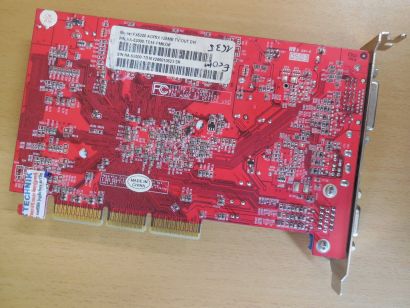 nVidia GeForce FX5200 NA-52000-TD16-FM8336 128MB VGA DVI AGP Grafikkarte* g75