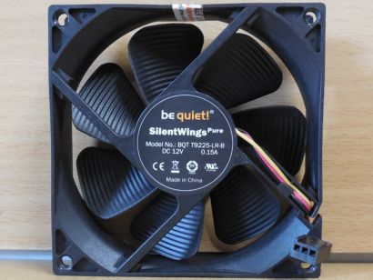 be quiet! Silent Wings Pure BQT T9225-LR-B Gehäuse Lüfter 92mm 12V 3-Pol* GL134