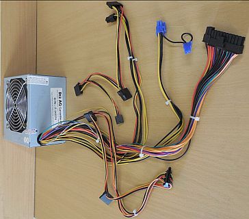 COBA ADK-B400 400 Watt Netzteil ATX PCIe SATA Molex 400W PC Computer 12cm*nt1545