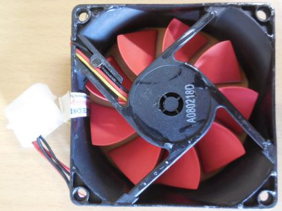 Xilence Red Wing Gehäuse Lüfter 80mm Safety Approved 12V FAN 3-pin Molex* GL138