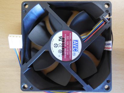 AVC DS09225R12EP007 Gehäuse Lüfter schwarz 92mm 12V DC FAN 4-pin* GL144