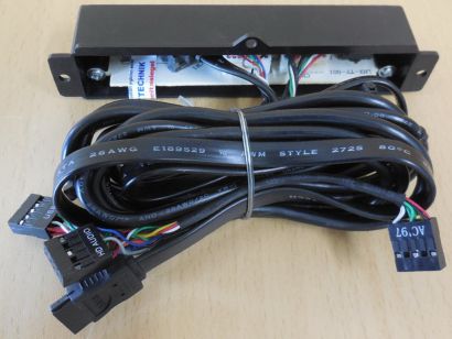 Cooler Master Front Panel USB2.0 eSATA Audio 3.5 Line-Out Mic für Gehäuse* pz659