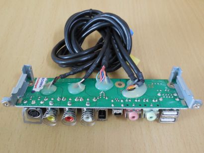 Medion E170968 Front Panel MS-4019 USB2.0 IEEE1394 Firewire Audio Video-IN*pz665