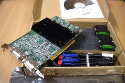 Matrox Millenium P690 P69-MDDP128F 128MB PCI Grafikkarte inkl. Zubehör g14