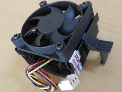 Retro Sockel Intel 370 AMD A 462 50mm 3-pol CPU Kühler FAN Cooler schwarz* ck384