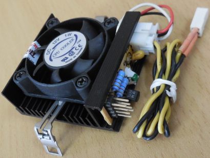 Chill Retro Sockel Intel 370 7 5 AMD A 462 40mm 2pol CPU Kühler FAN Cooler*ck389