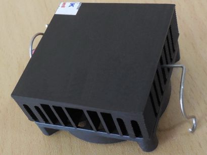 Retro Sockel Intel 7 5 3 AMD 50mm 3-pol CPU Kühler FAN Cooler schwarz* ck394