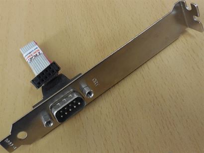 COM Seriell Slotblende DB9 9-pin RS-232 10-pin Mainboard Anschluss *pz1235