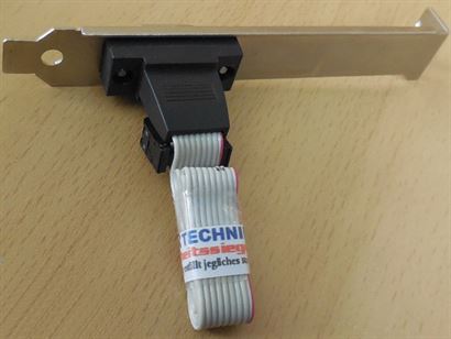 COM Seriell Slotblende Slot Blende Slotblech 9-pin serial bracket* pz1235